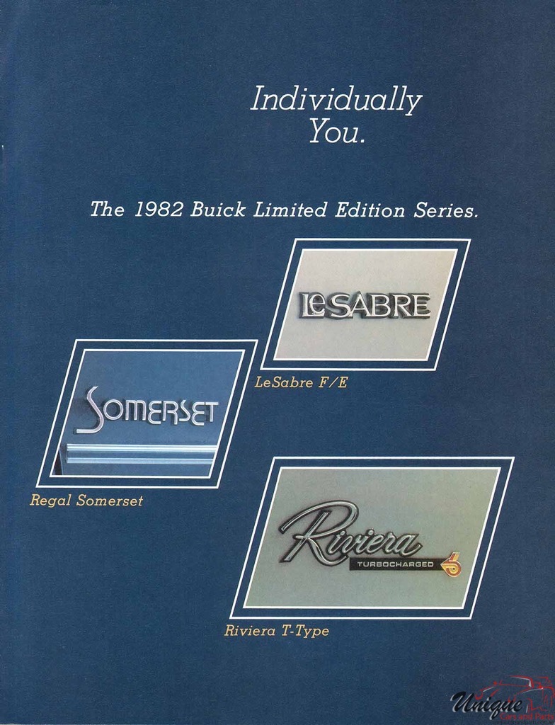 1982 Buick Limited Edition Brochure